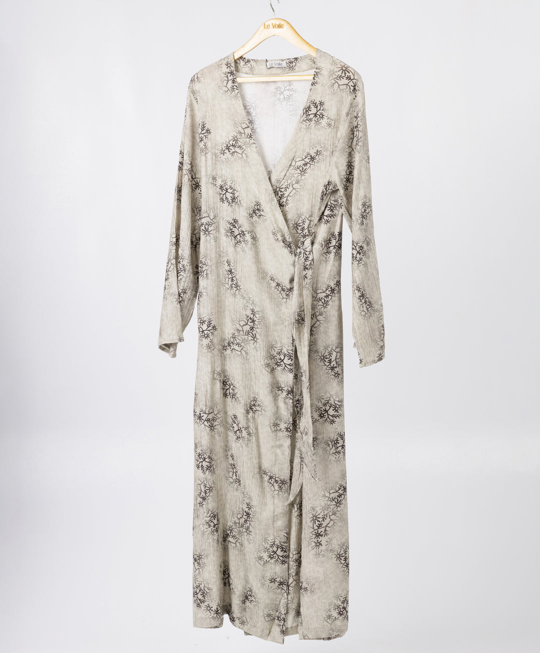 Fleuri Crinkle Wrap Dress