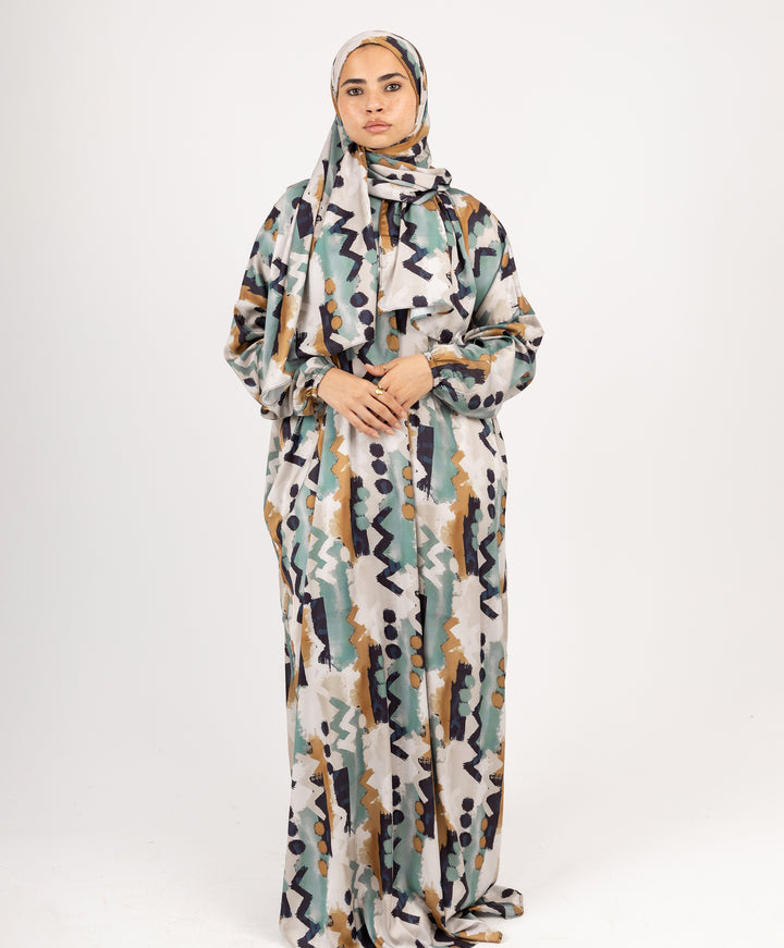 Brushstrokes Satin Isdal