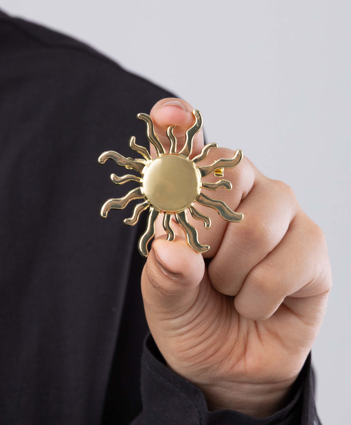 Tangled Sun Brooch