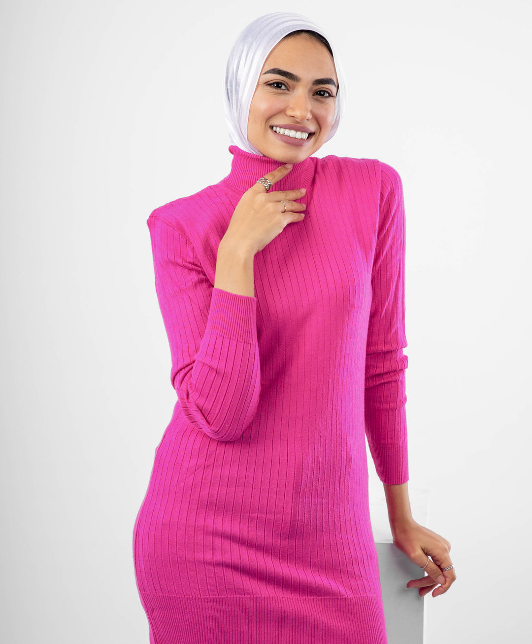 Long Ribbed Pullover