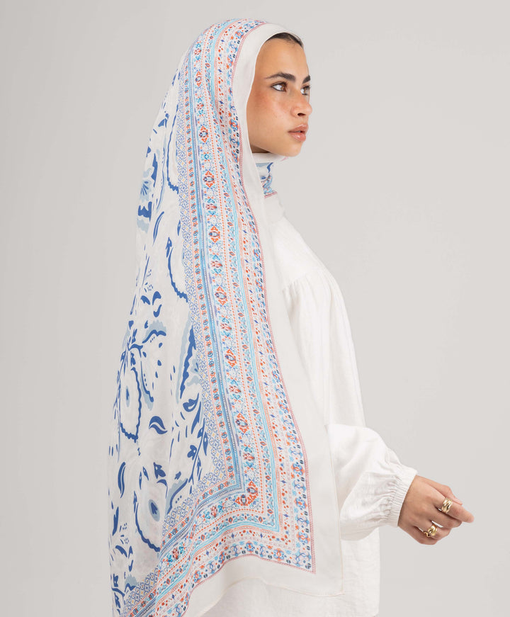 Persian Azure  Modal Scarf