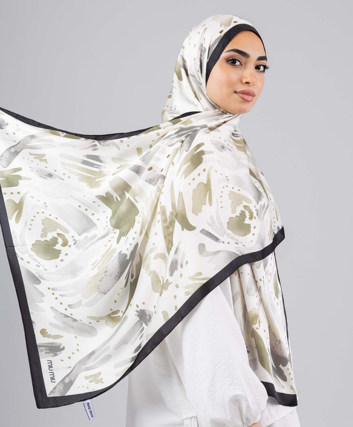 Artistic Luxury Silk Scarf