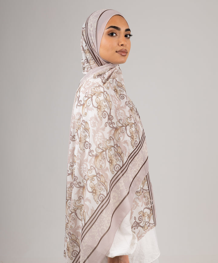 Quill Chiffon Scarf