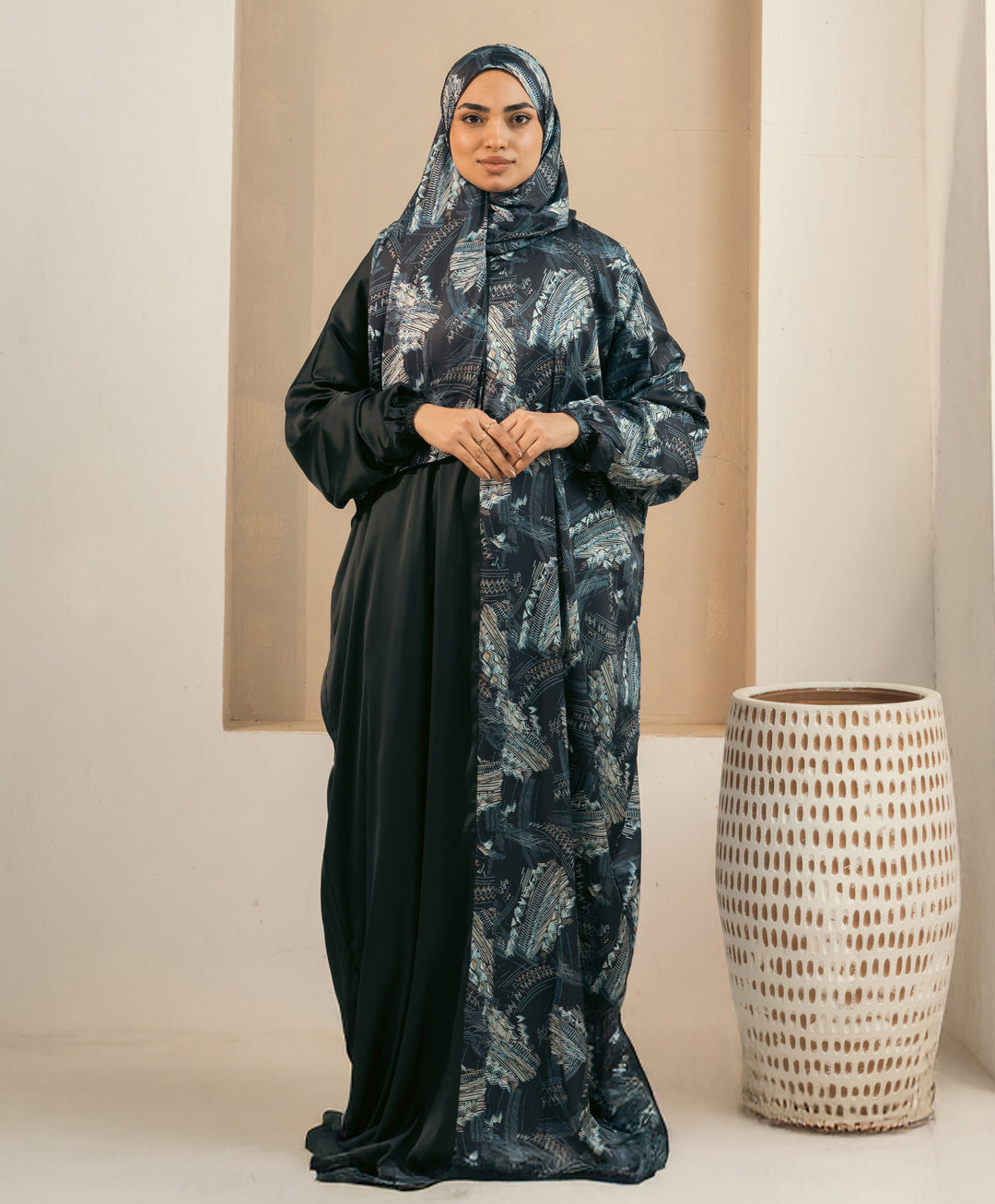 Half Printed Satin Isdal