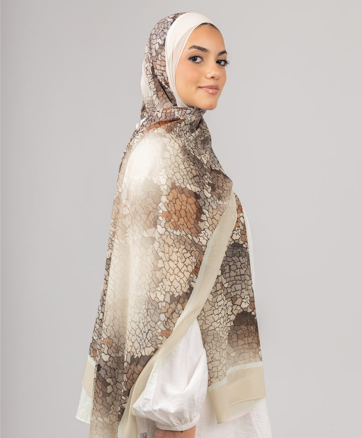 Mosaic Chiffon Scarf