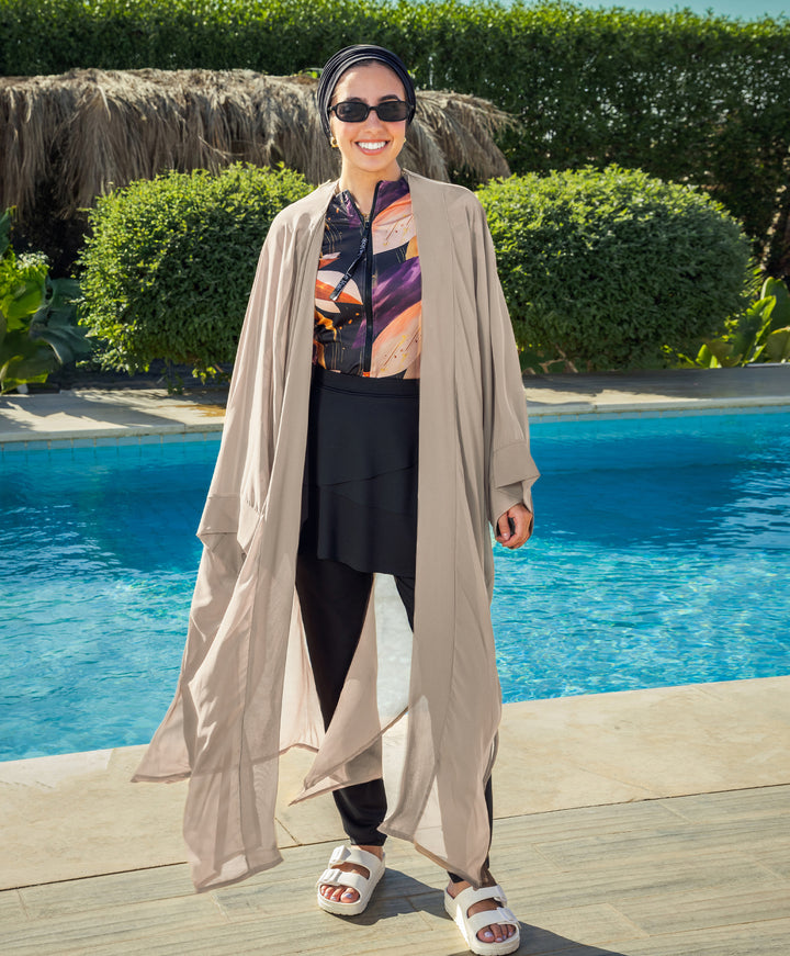 Plain Chiffon Kimono