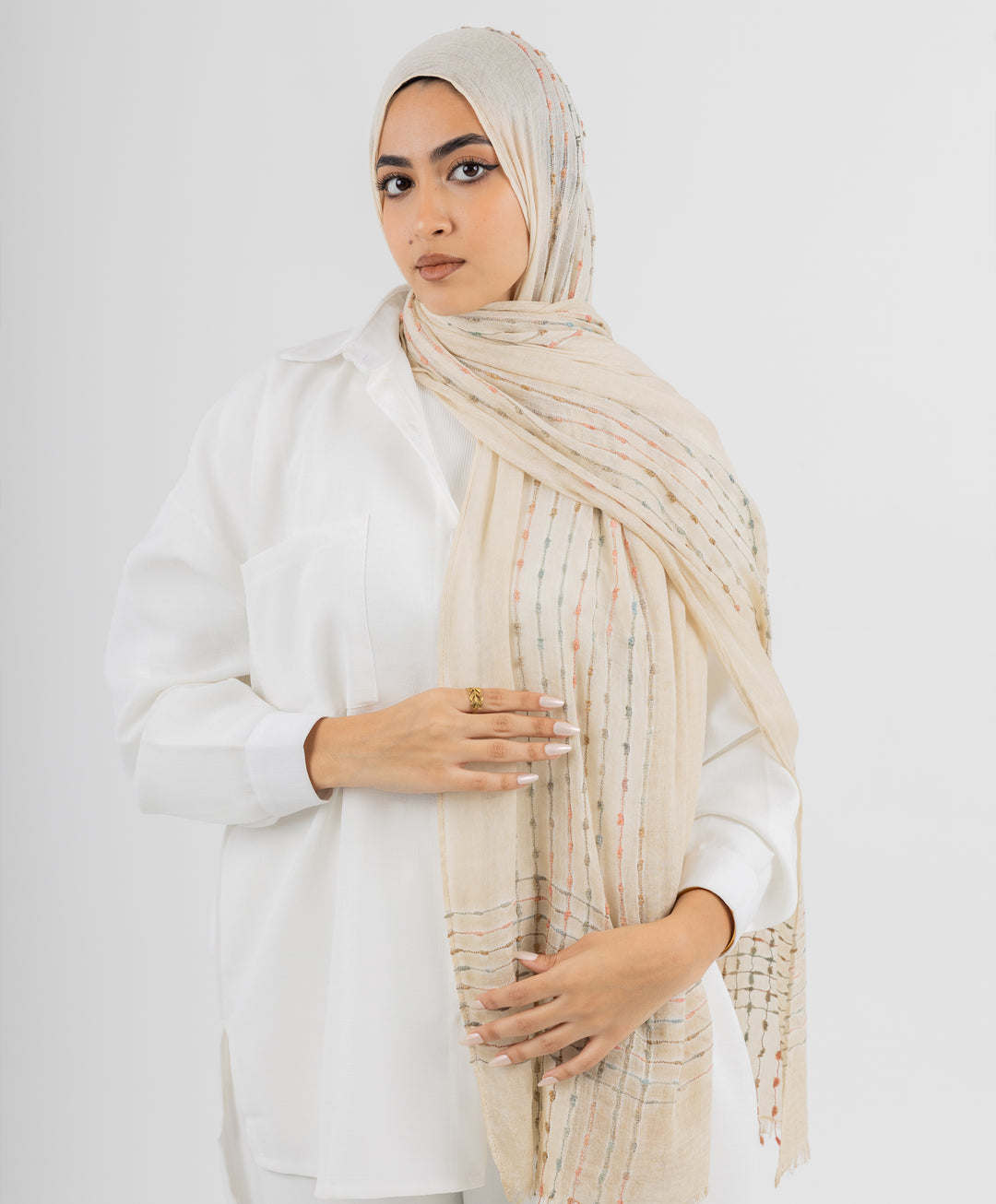 Combo Linen Scarf