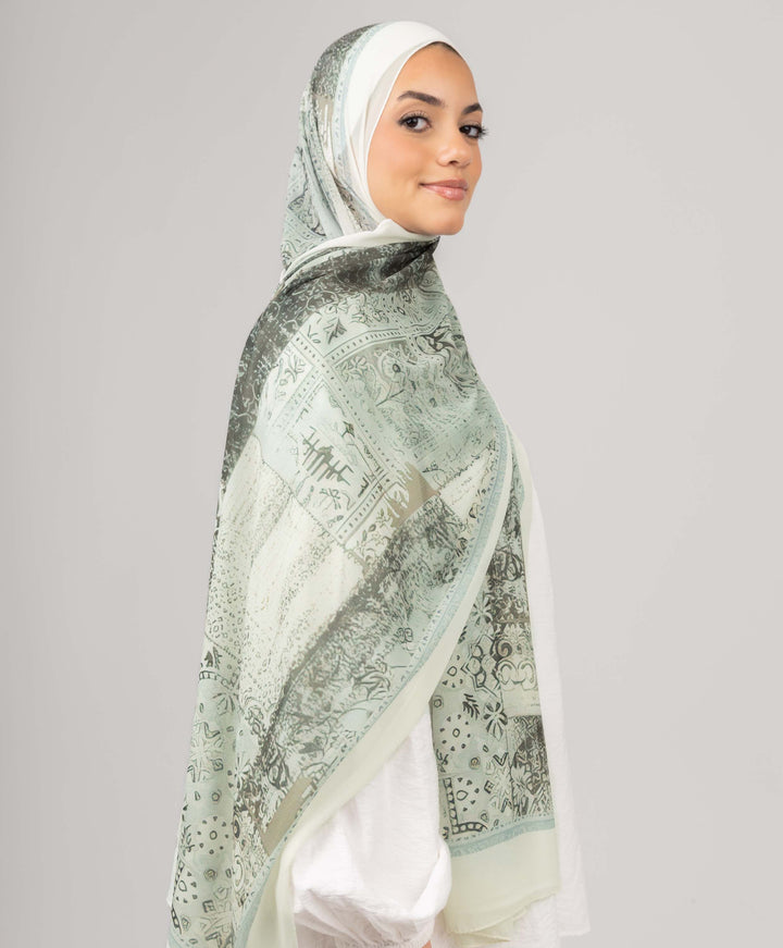 Antique Chiffon Scarf