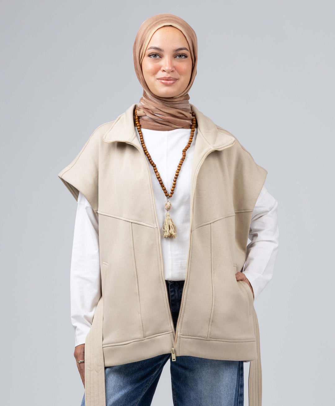 Zip Up Vest