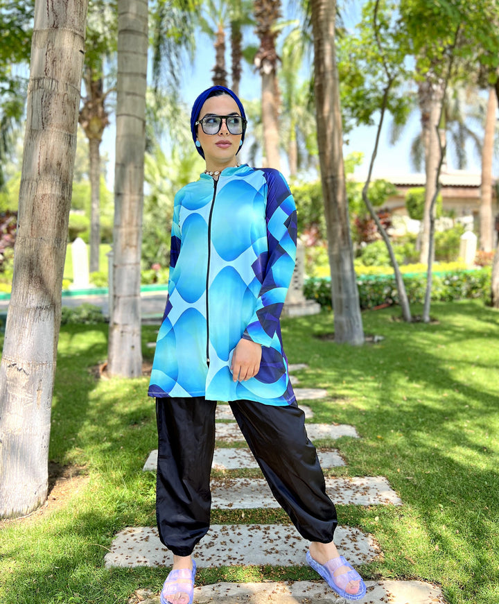 Printed Modest Burkini