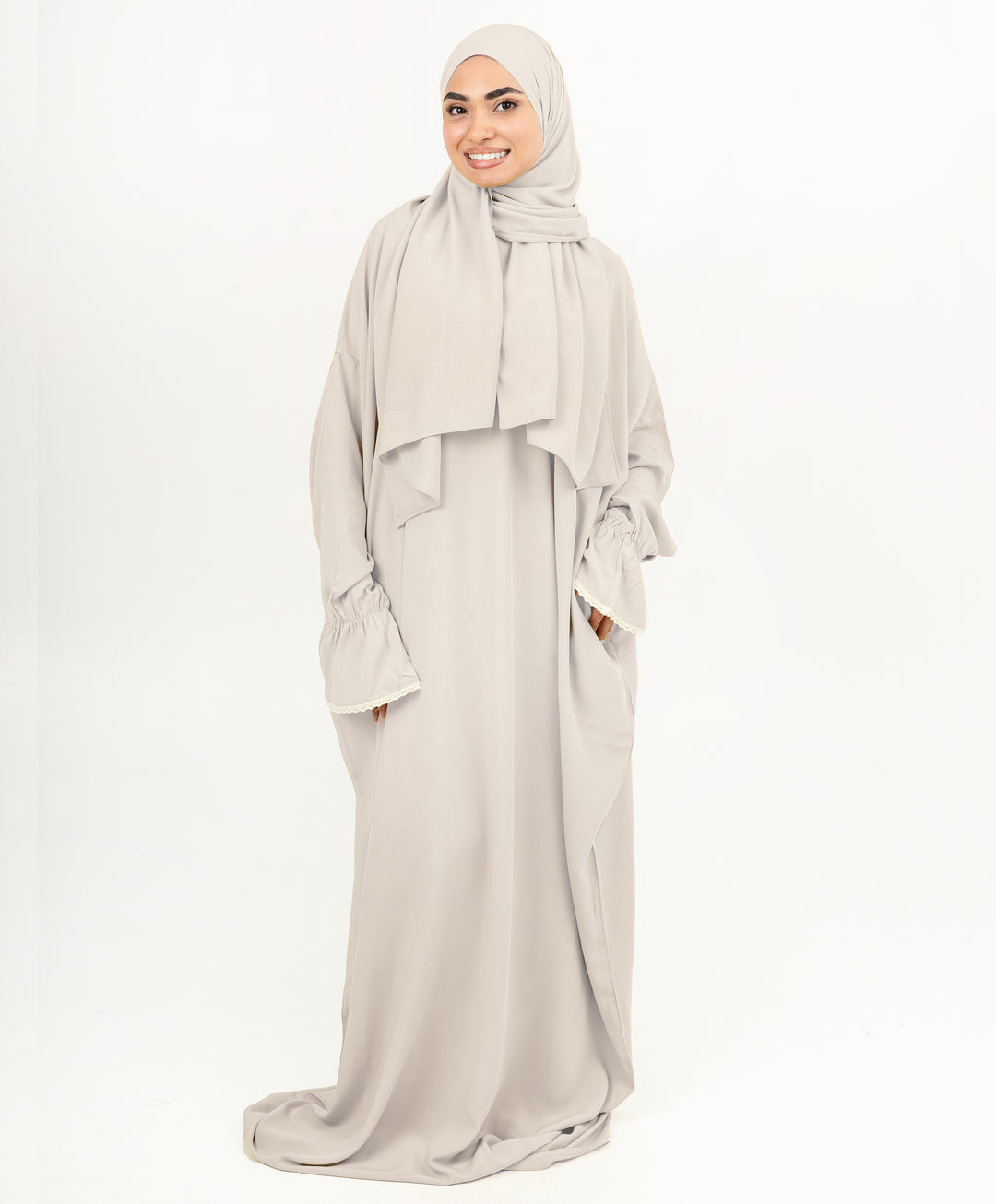 Plain Viscose Flounce Sleeves Isdal