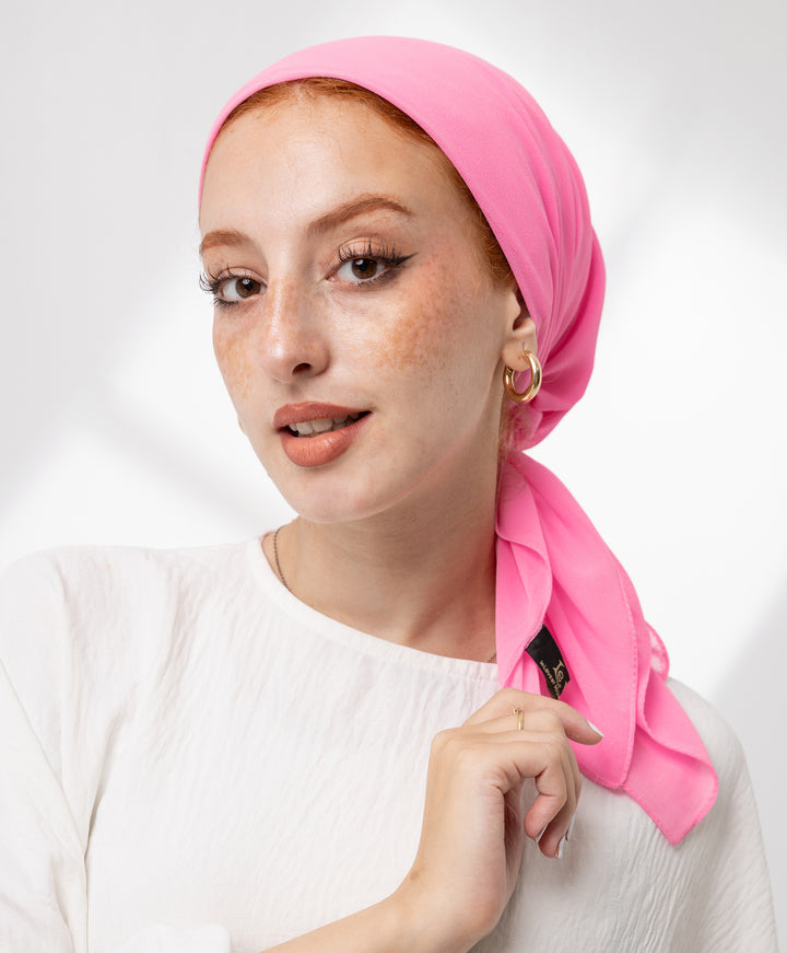 Girly Chiffon Square Scarf