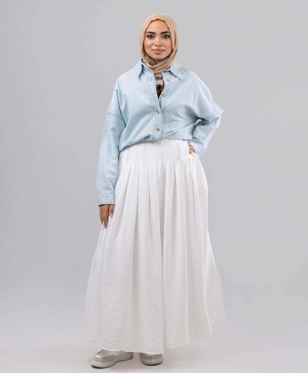 Flow Linen Skirt