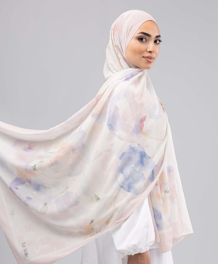Sweet Petal Chiffon Scarf
