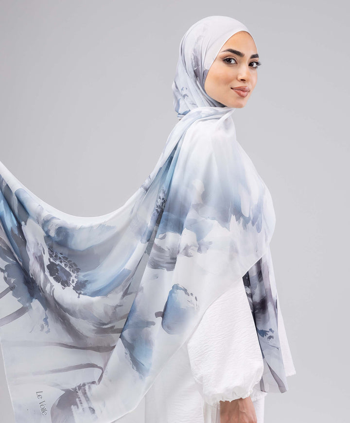 Frost Cloud Chiffon Scarf