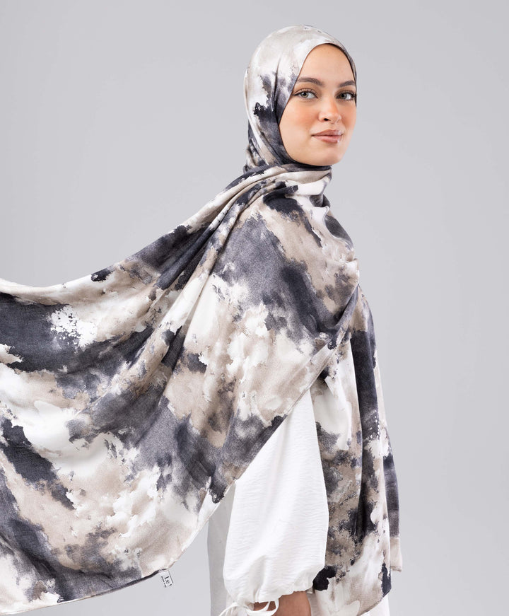 Earthy Clouds Modal Scarf