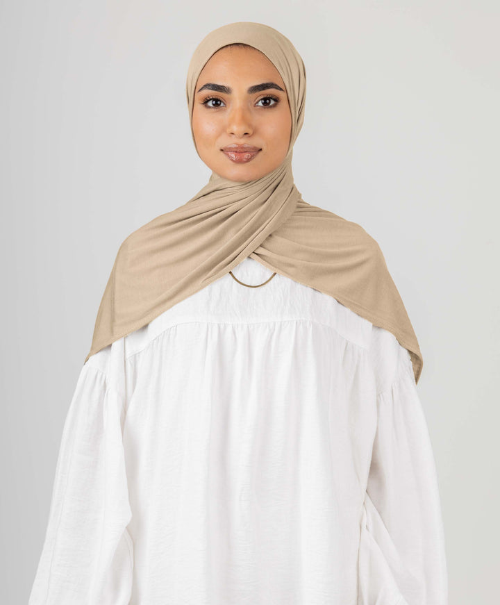 Plain Cotton Lycra Scarf