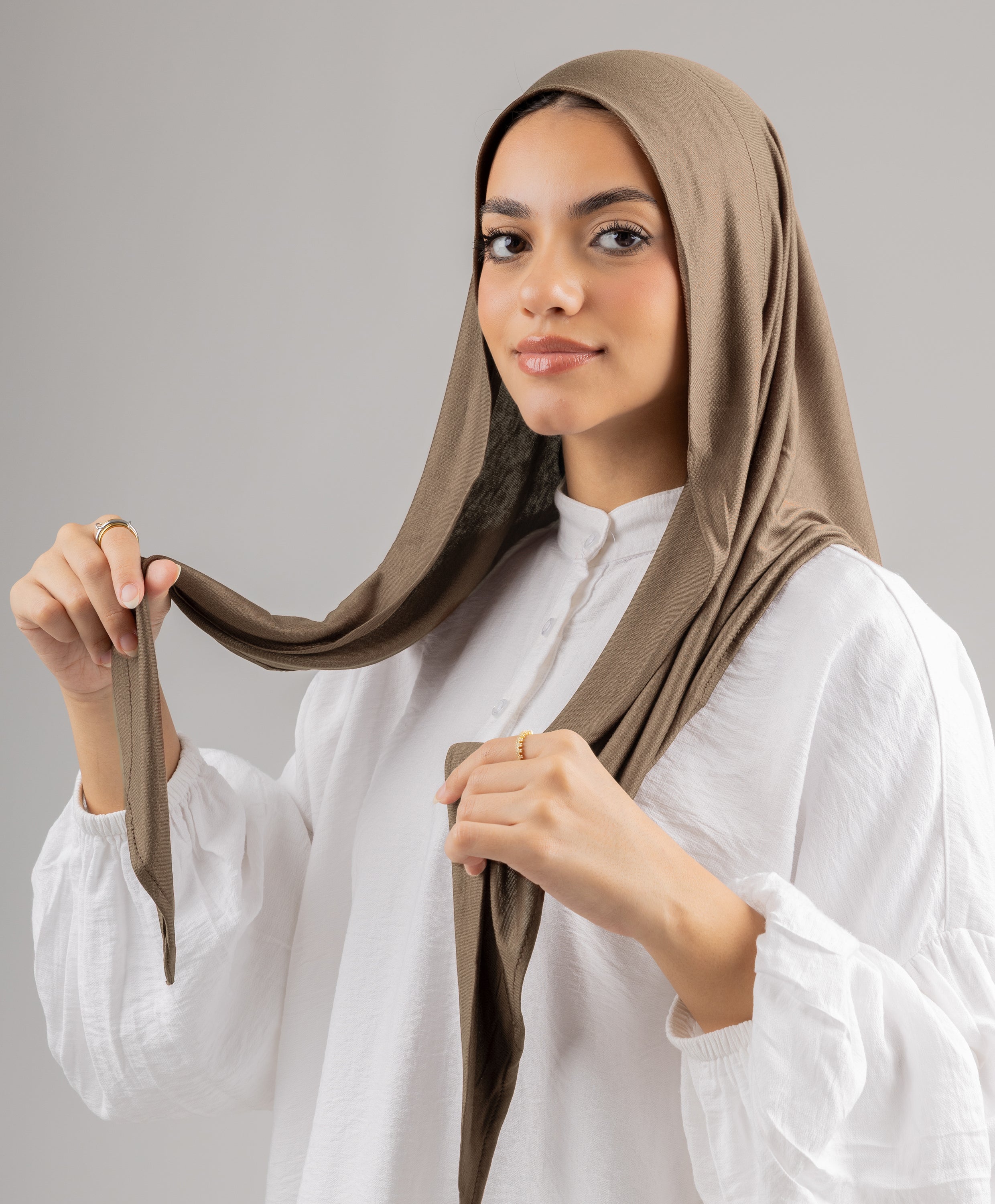 小物 25AW WAPS WRAP 01 SCARF COTTON BEIGE Easy Opened Wrap Scarf – Le Voile