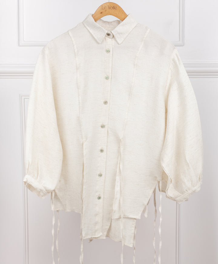Tassel Linen Shirt