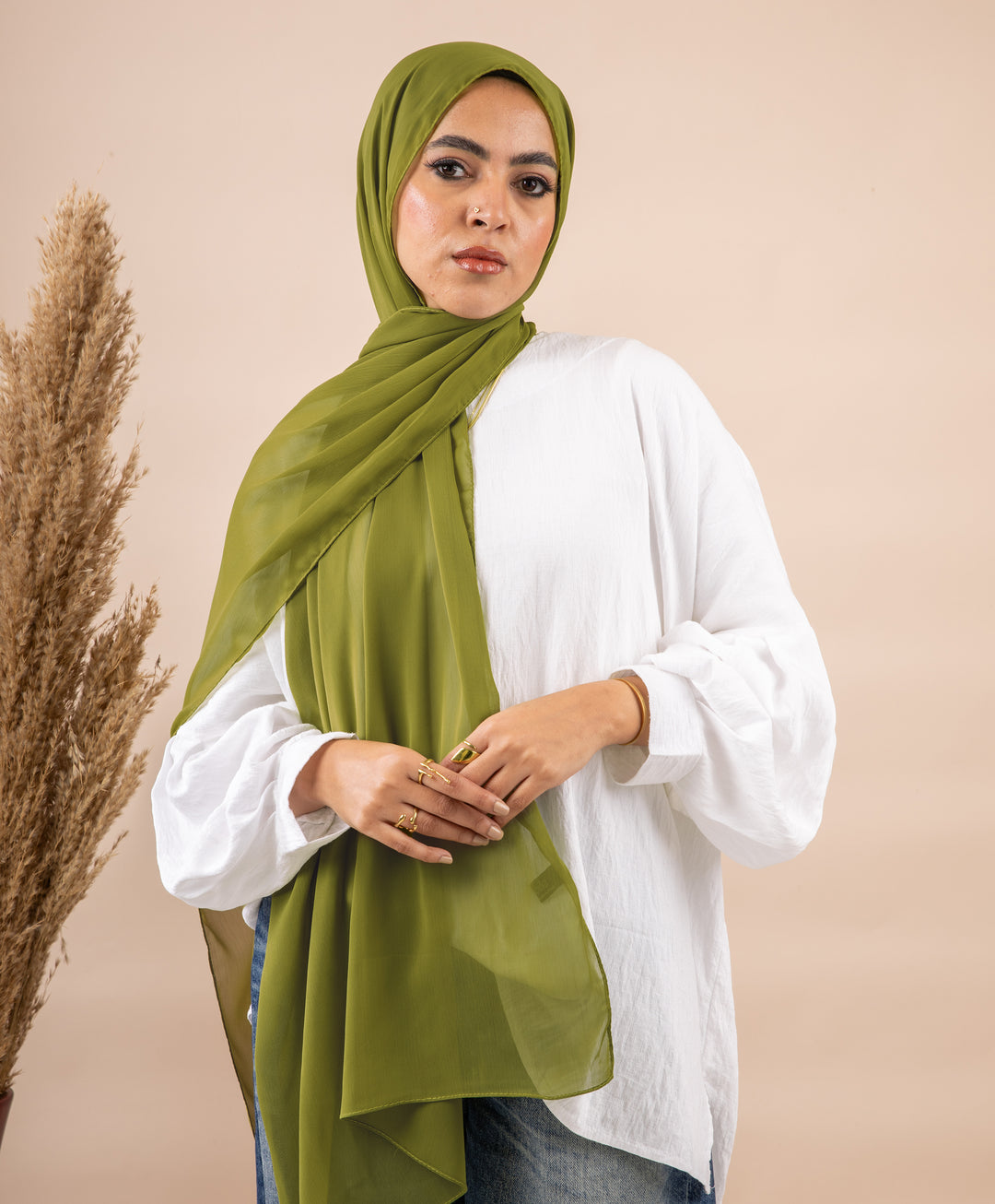 Chiffon Crinkle Scarf