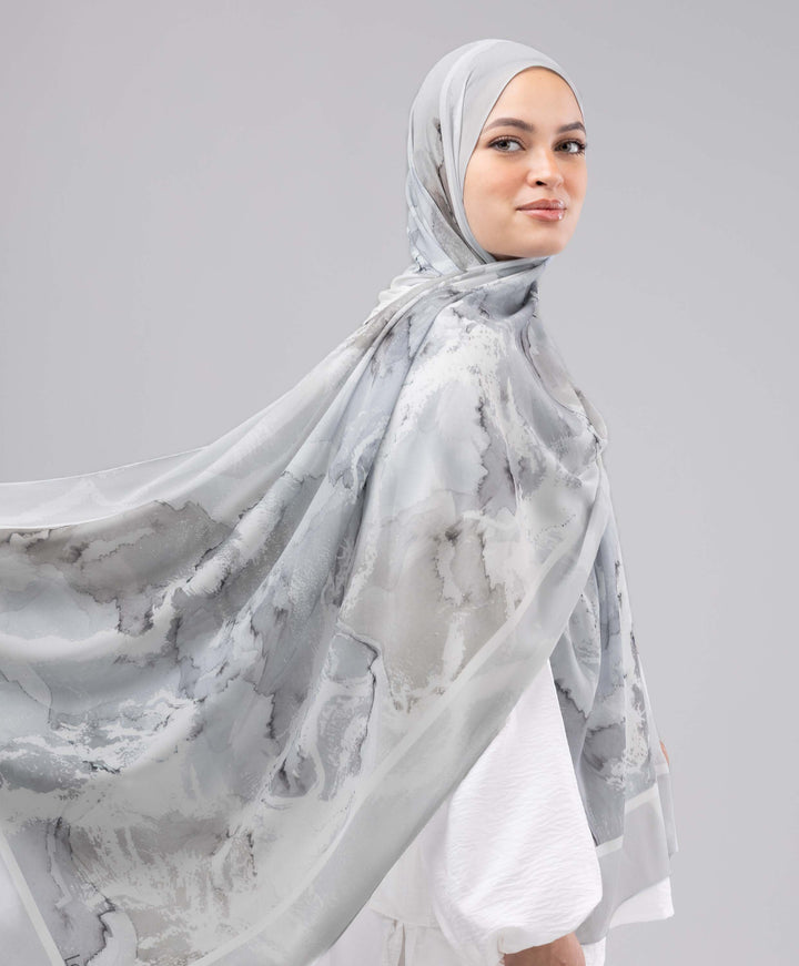 Cloud Stone Chiffon Scarf