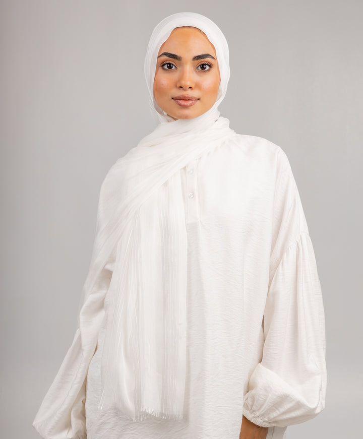 Striped Linen Scarf