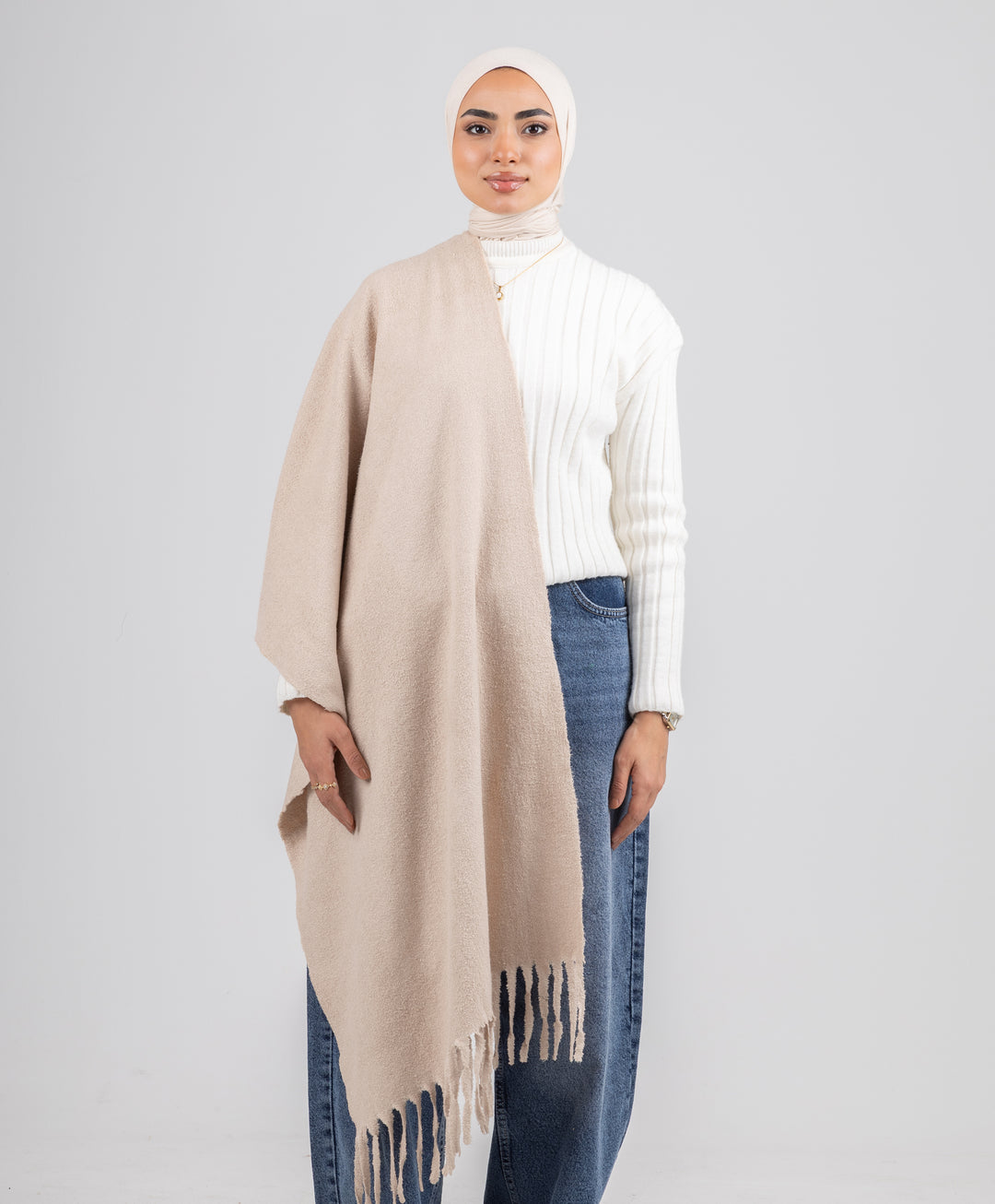 Iris Long Tassel Shawl