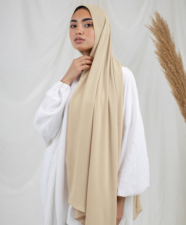 Pure Chiffon Crinkle Scarf