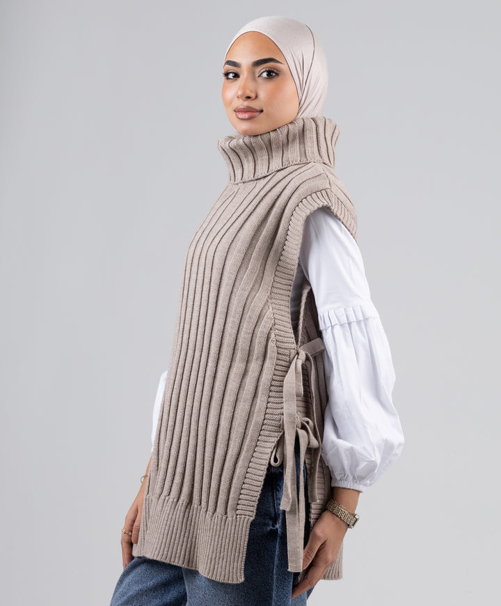Slouchy Ribbed Vest
