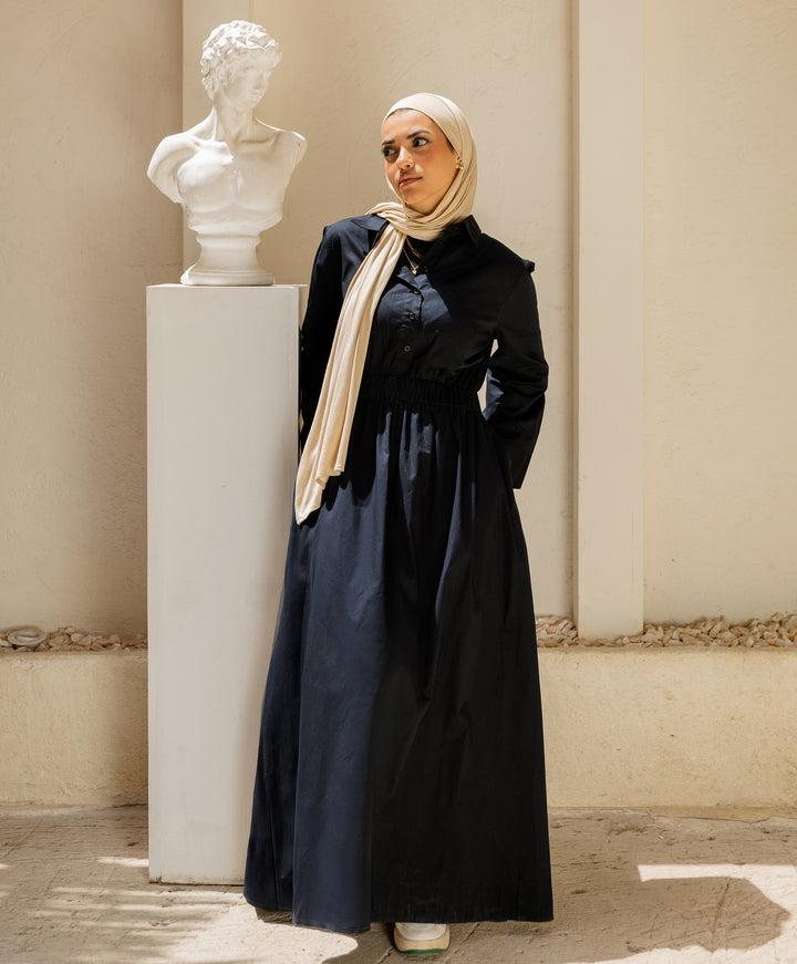 Casual Poplin Dress