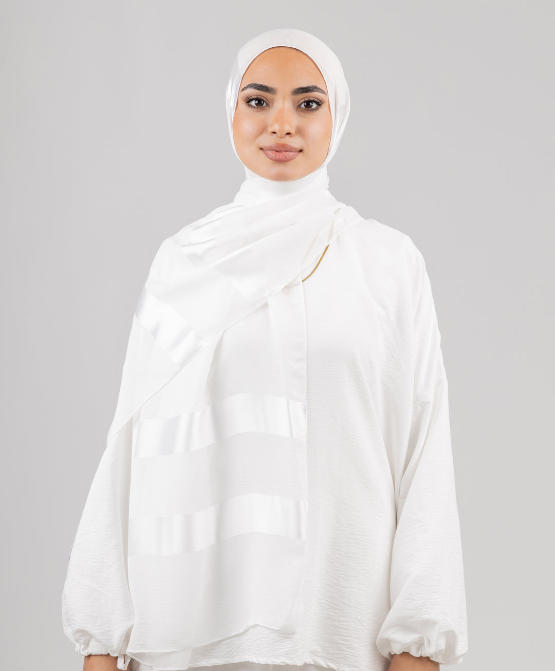 Sparkle Satin Chiffon Scarf