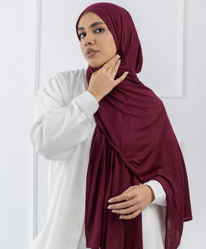 Plain Cotton Lycra Scarf