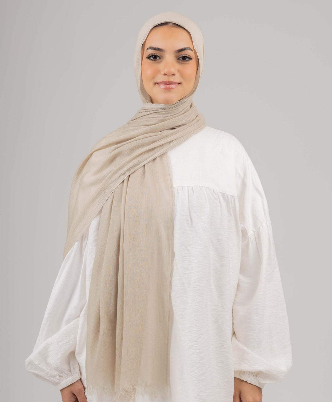 Cozy Marble Linen Scarf