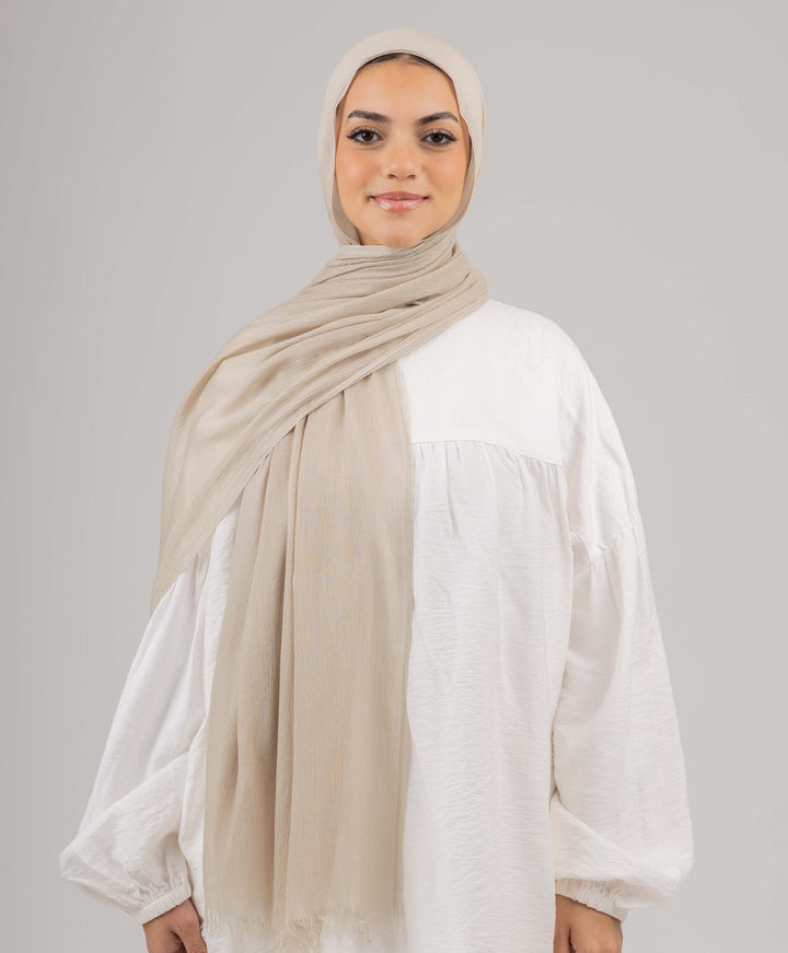 Cozy Marble Linen Scarf