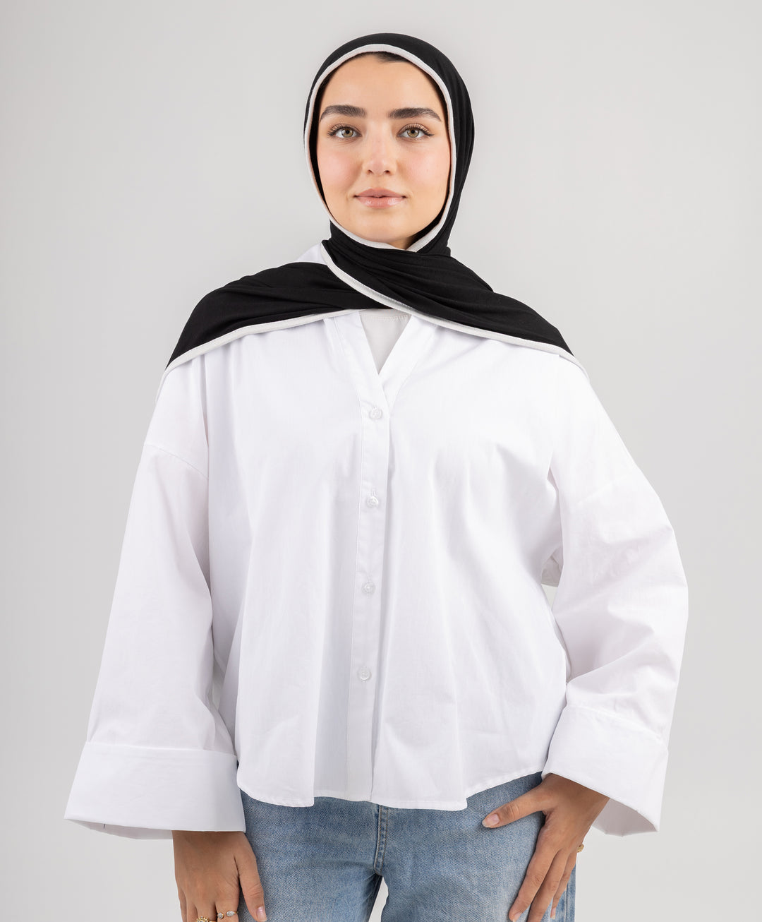 Loose Poplin Shirt