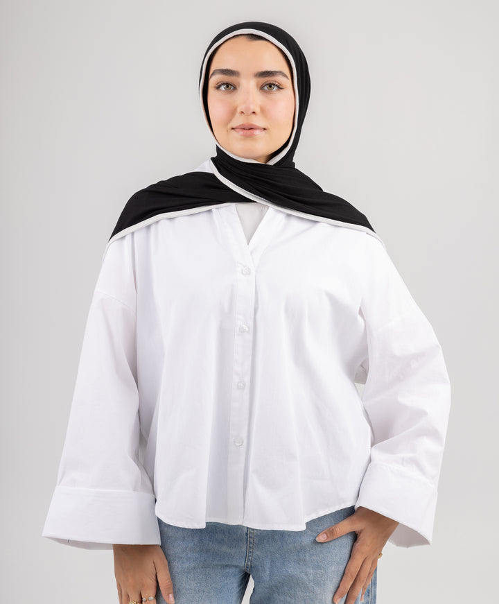 Loose Poplin Shirt