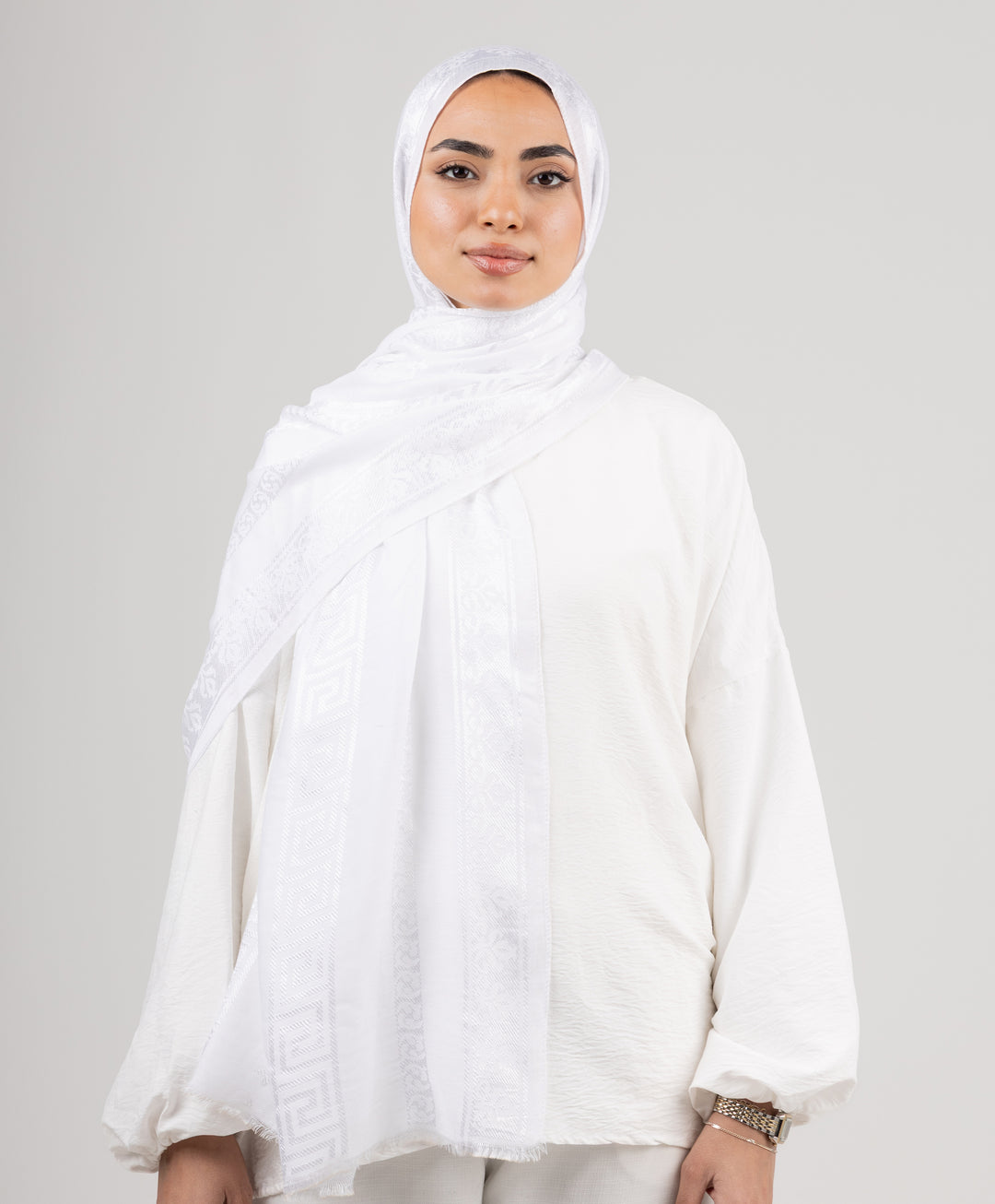 Jacquard Linen Scarf