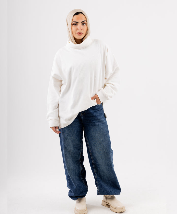 Ribbed Fluffy Shirt