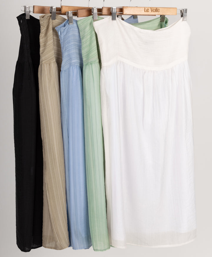 Boho Linen Skirt