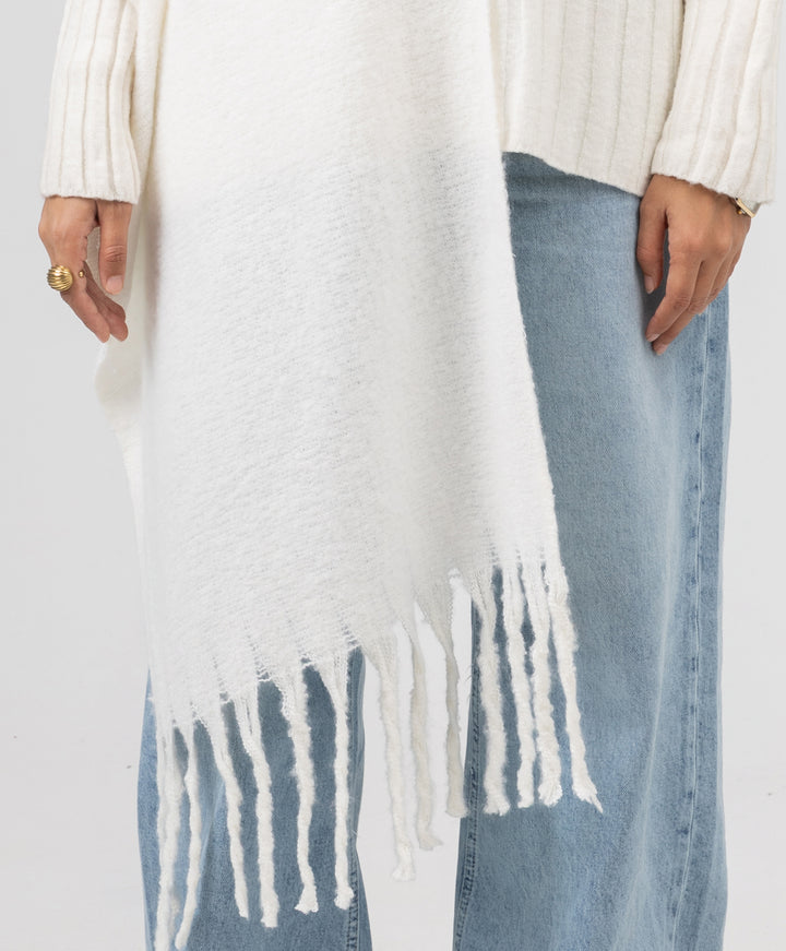 Essential Shawl-Offwhite