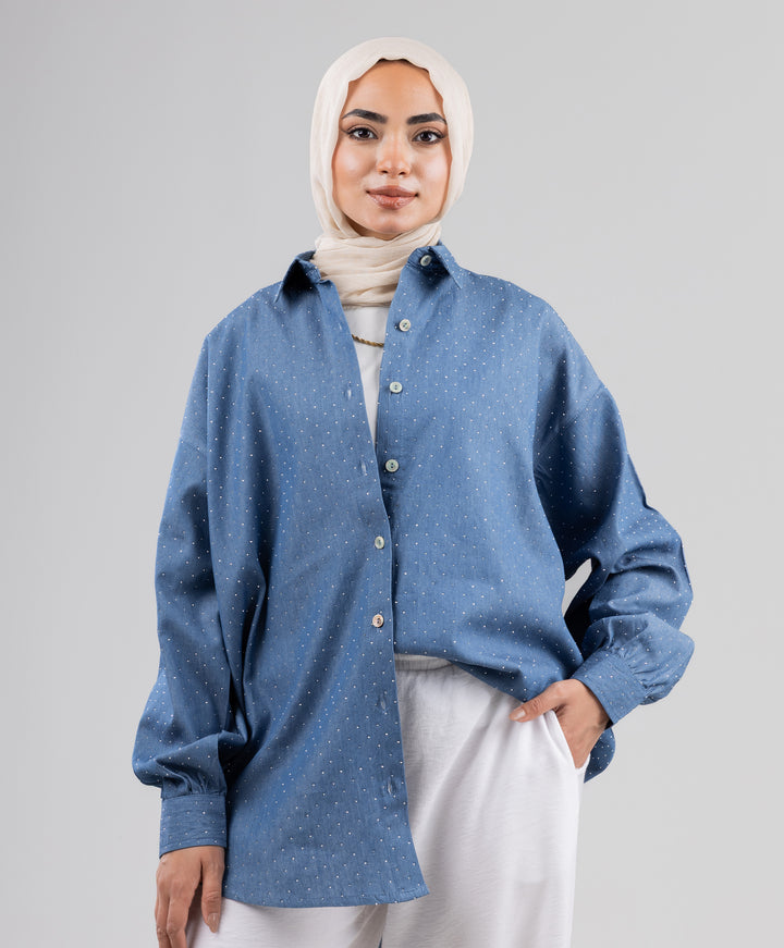 Bling Denim Shirt