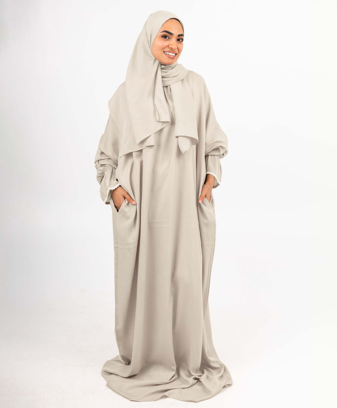 Plain Viscose Flounce Sleeves Isdal