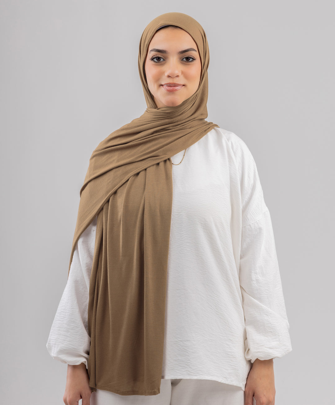Plain Cotton Lycra Scarf