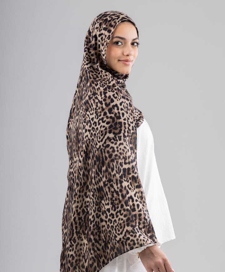 Leopard Modal Scarf