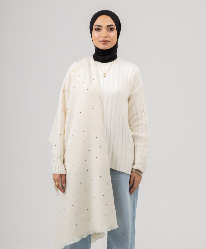 Dots Winter Shawl