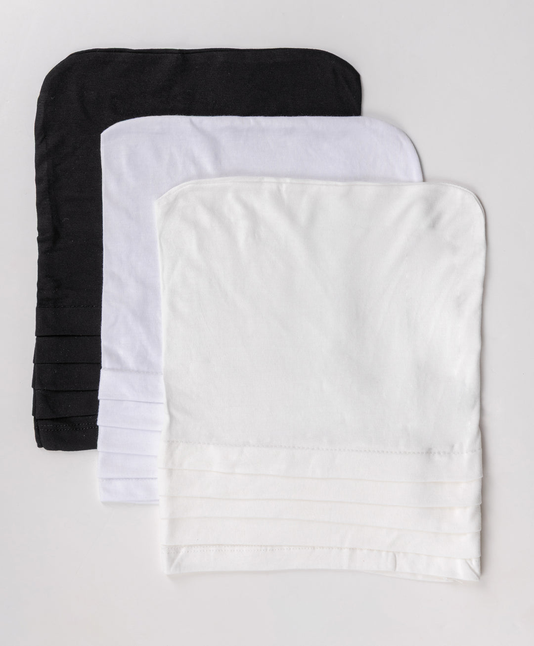 Pleated Cotton Lycra Underscarf