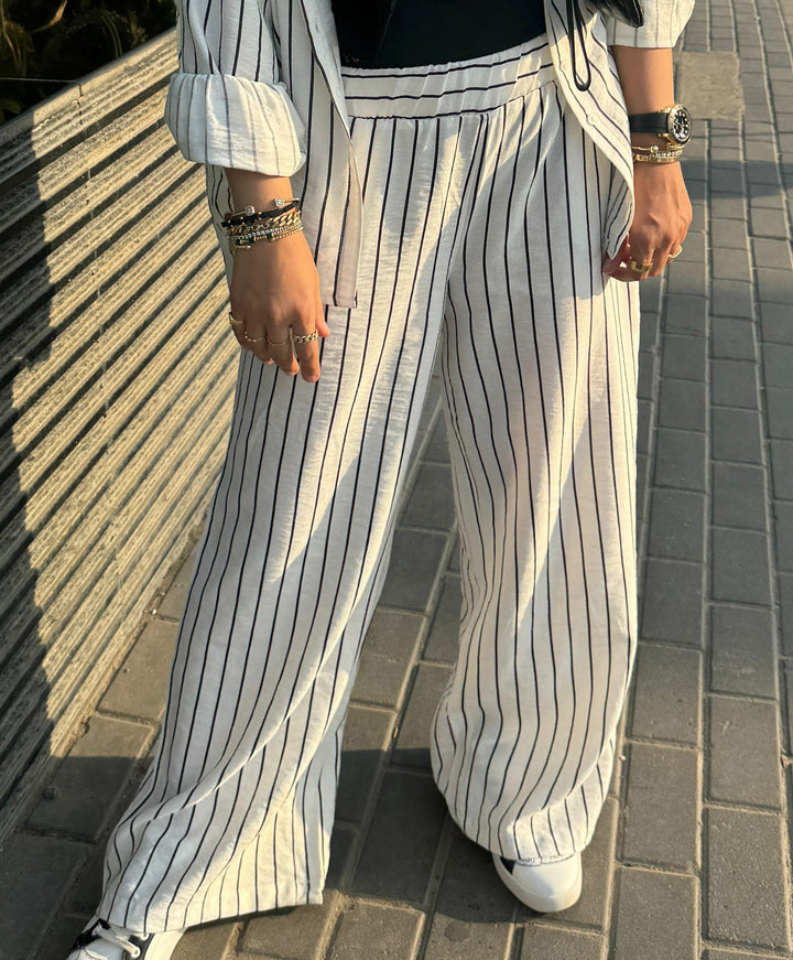 Stripped Linen Pants