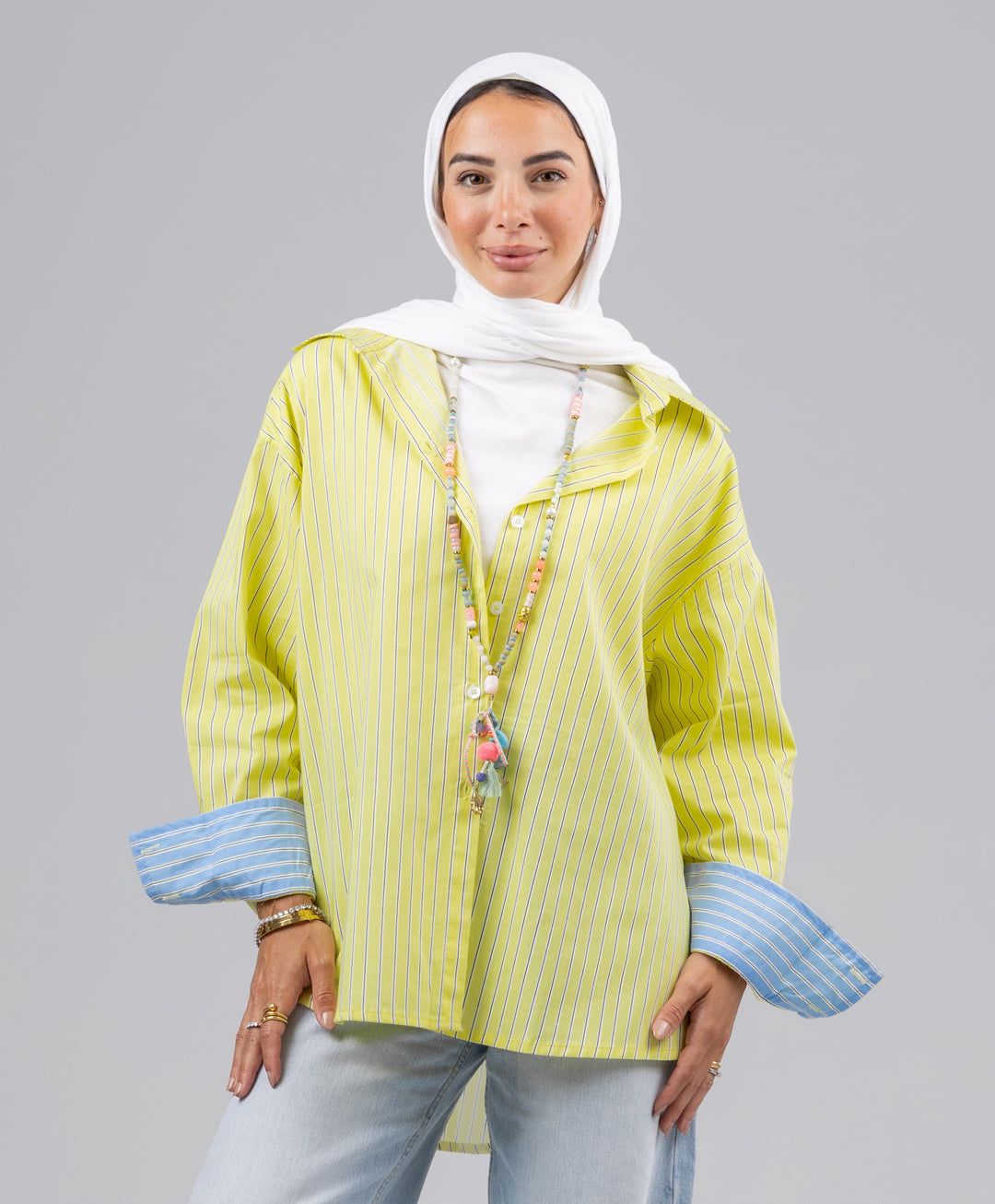 Stripe Poplin Shirt