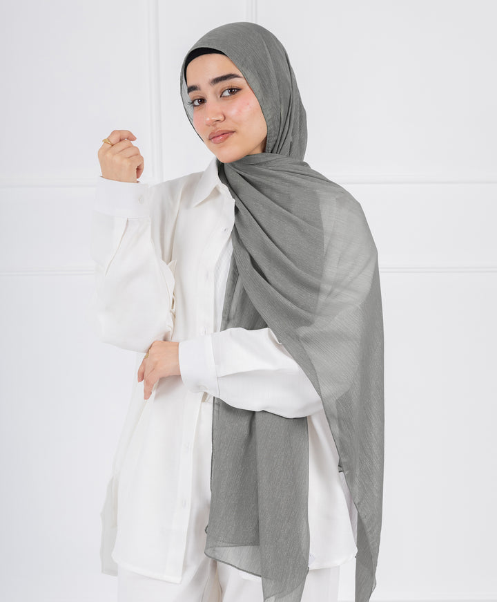 Glittery Chiffon Scarf