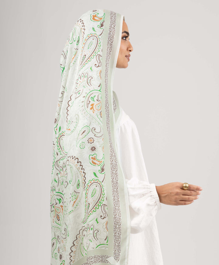 Calm Paisley Modal Scarf